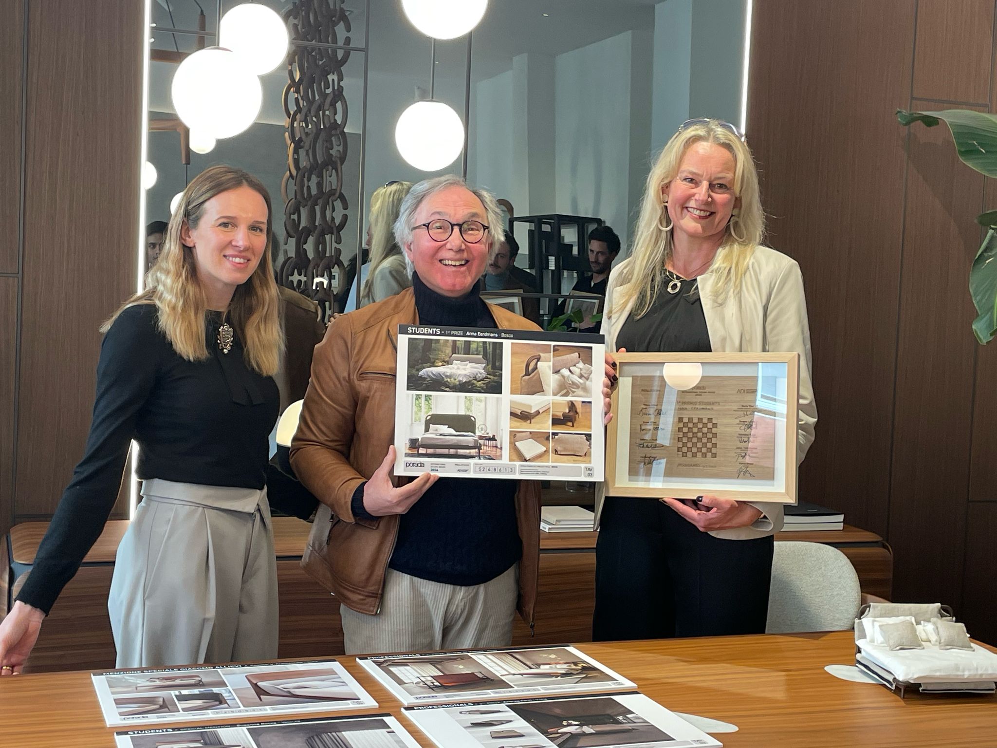Anna Eerdmans winner of the Porada International Design Award 2024